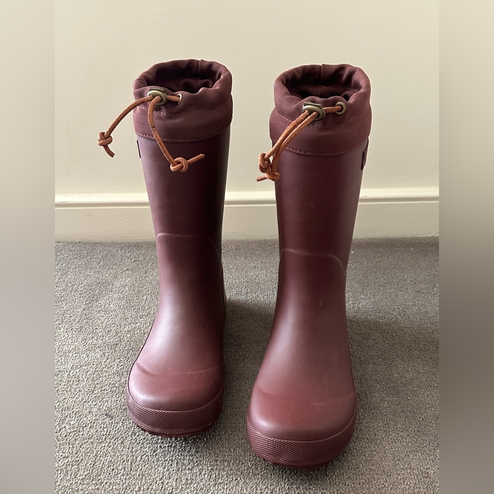 Bisgaard Women's Burgundy Rain Boots 39